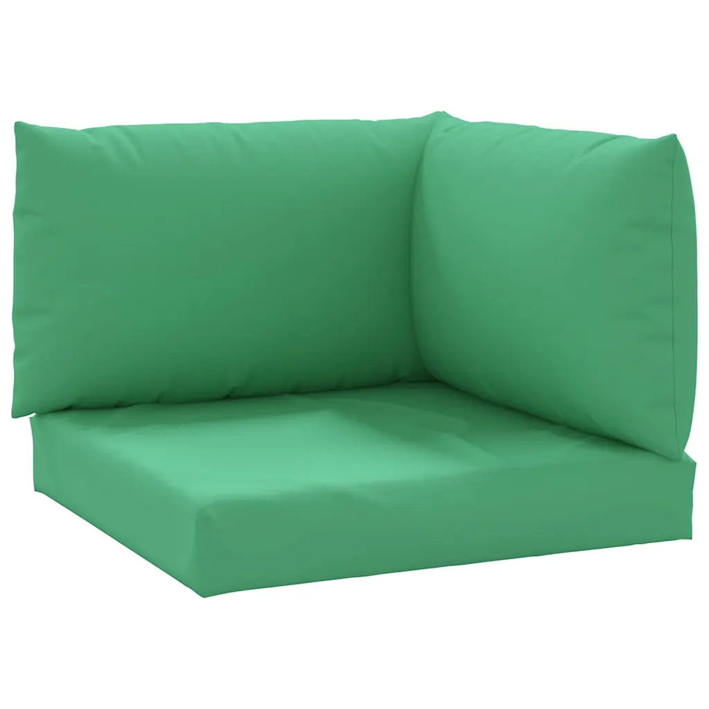 Cuscini per Pallet 3 pz Verdi in Tessuto Oxford 361778