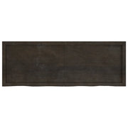 Mensola | Ripiano | Scaffale Marrone Scuro 140x50x(2-4) cm Massello Rovere Trattato