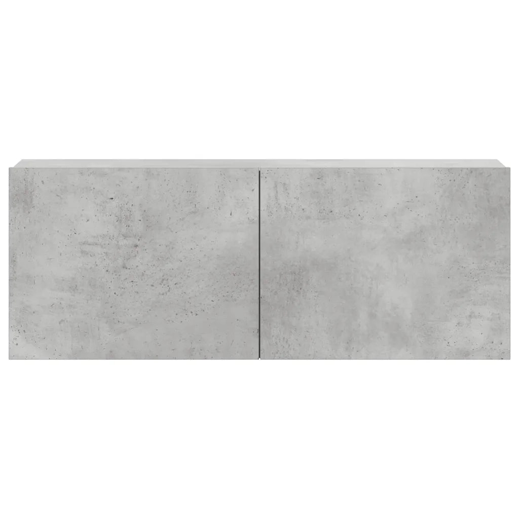Set di Mobili Porta TV 3 pz Grigio Cemento in Legno Multistrato 3114473