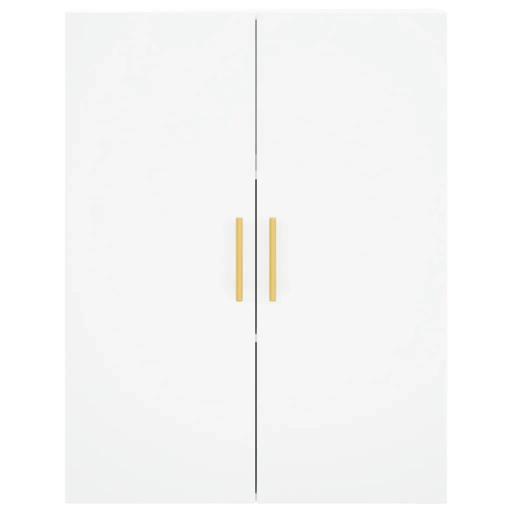 vidaXL Credenza Bianca 69,5x34x180 cm in Legno Multistrato