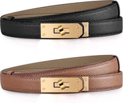 Raccordo per cintura - Spilla metallica - Adattabile da 55-97 cm - Cinturino moderno - Ideale per jeans, gonne, abbigliamento quotidiano - Regalo per donne - 100x1,8 cm