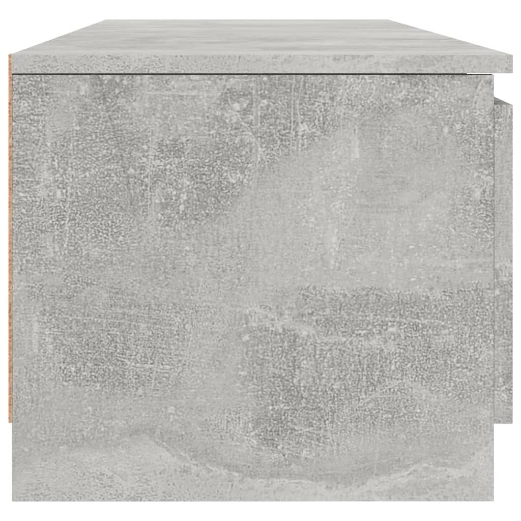 Mobile TV multimediale scaffale TV credenza mobile TV sala da pranzo soggiorno camera da letto 140 x 40 x 35,5 cm legno ingegnerizzato grigio 02_0025931