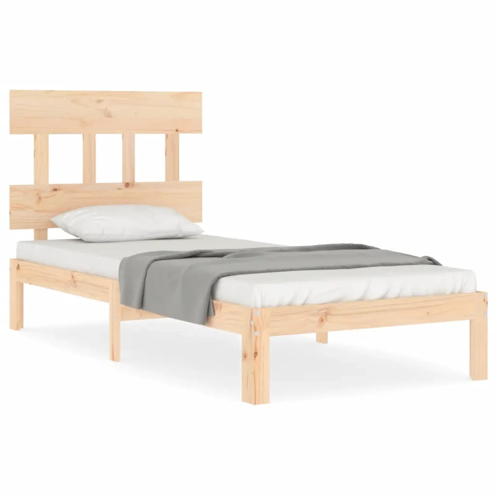 Giroletto senza Materasso 90x200 cm in Legno Massello di Pino 3193581