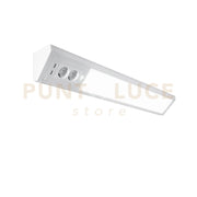 BARRA SOTTOPENSILE ANGOLARE LED HABILIS BIANCO 15W 1750LM 4000K 2 PRESE SCHUKO 2 ATTACCHI USB 78,5X7,9x12,2CM