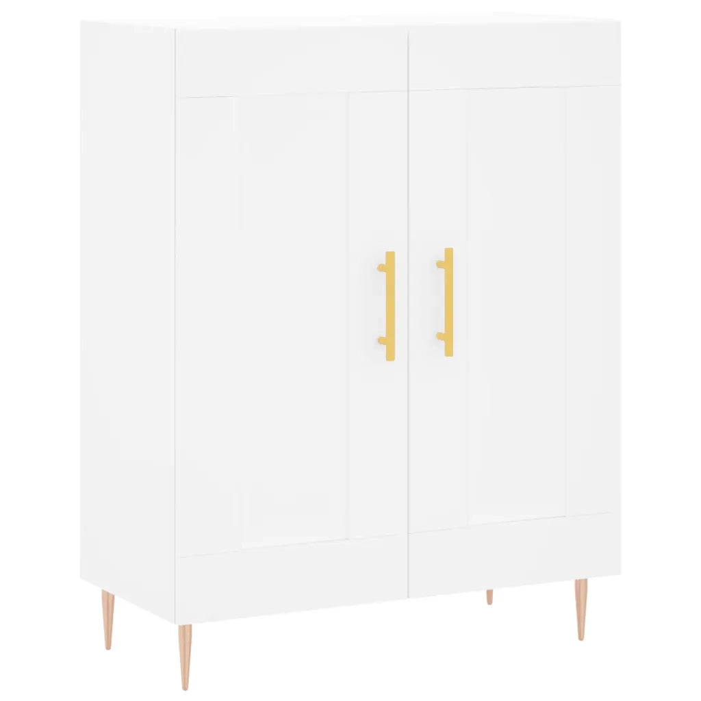 Credenza Bianca 69,5x34x180 cm in Legno Multistrato 3198329