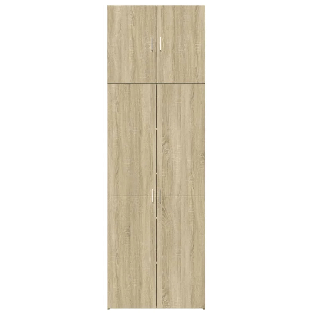 Credenza cassettiera cassettiera mobile contenitore organizer cucina soggiorno soggiorno alto Sonoma 80 x 42,5 x 249 cm derivati ​​del legno marrone 02_0034211