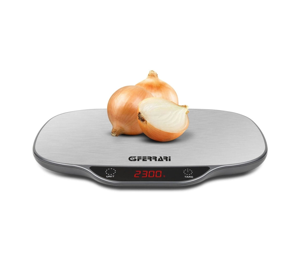 G3 Ferrari G20096 bilancia da cucina Acciaio inossidabile Superficie piana Bilancia da cucina elettronica