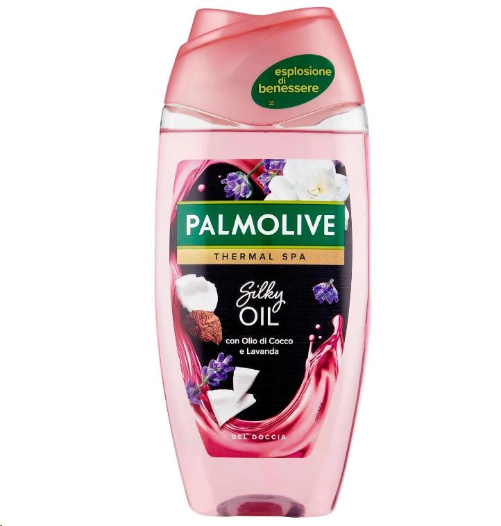 SET 6 PALMOLIVE BAGNOSCHIUMA THERMAL SPA SILKY OIL 220 ML