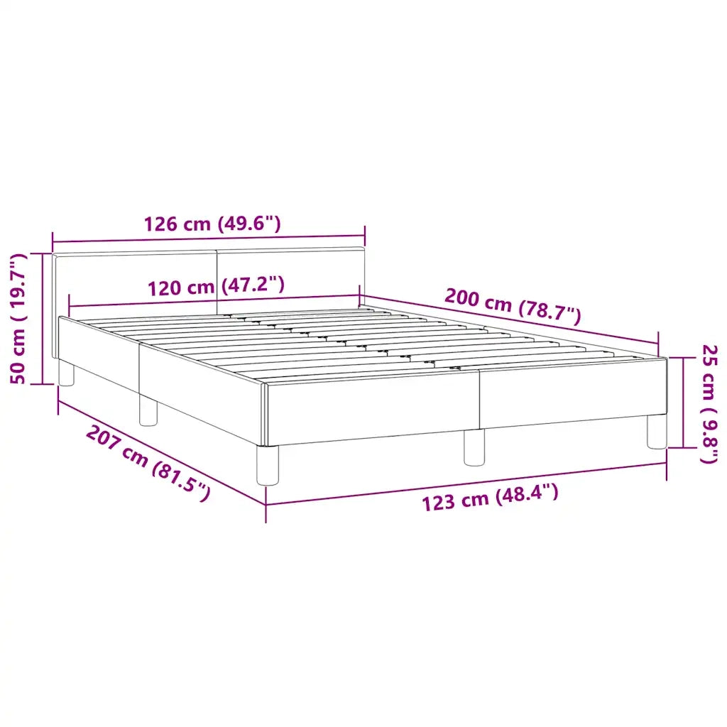 Giroletto con Testiera Grigio Scuro 120x200 cm in Velluto cod mxl 63062
