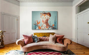 Spring Coming -  Quadro Canvas Contemporaneo su telaio in legno Misura: 140x100 cm