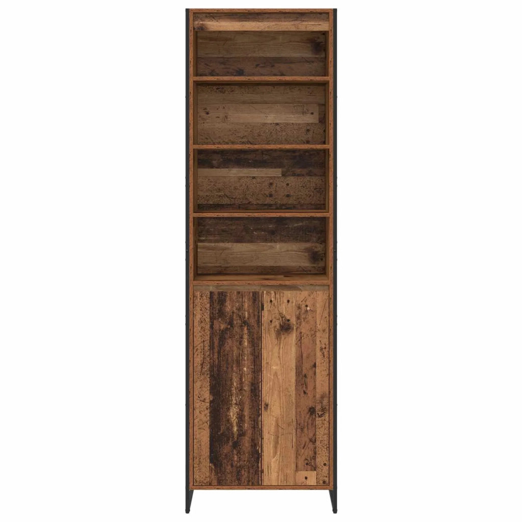 Credenza | Armadi alti Legno vecchio 60 x 36 x 200 cm Legno multistrato