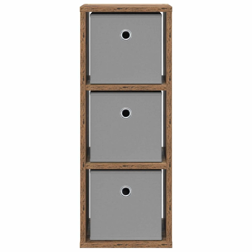 Credenza con cassetto Legno vecchio 25,5 x 22 x 69,5 cm