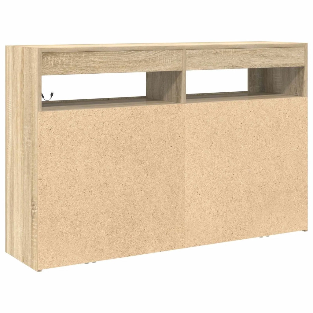 Credenza Rovere Sonoma 116 x 30 x 75 cm Legno multistrato 3333878