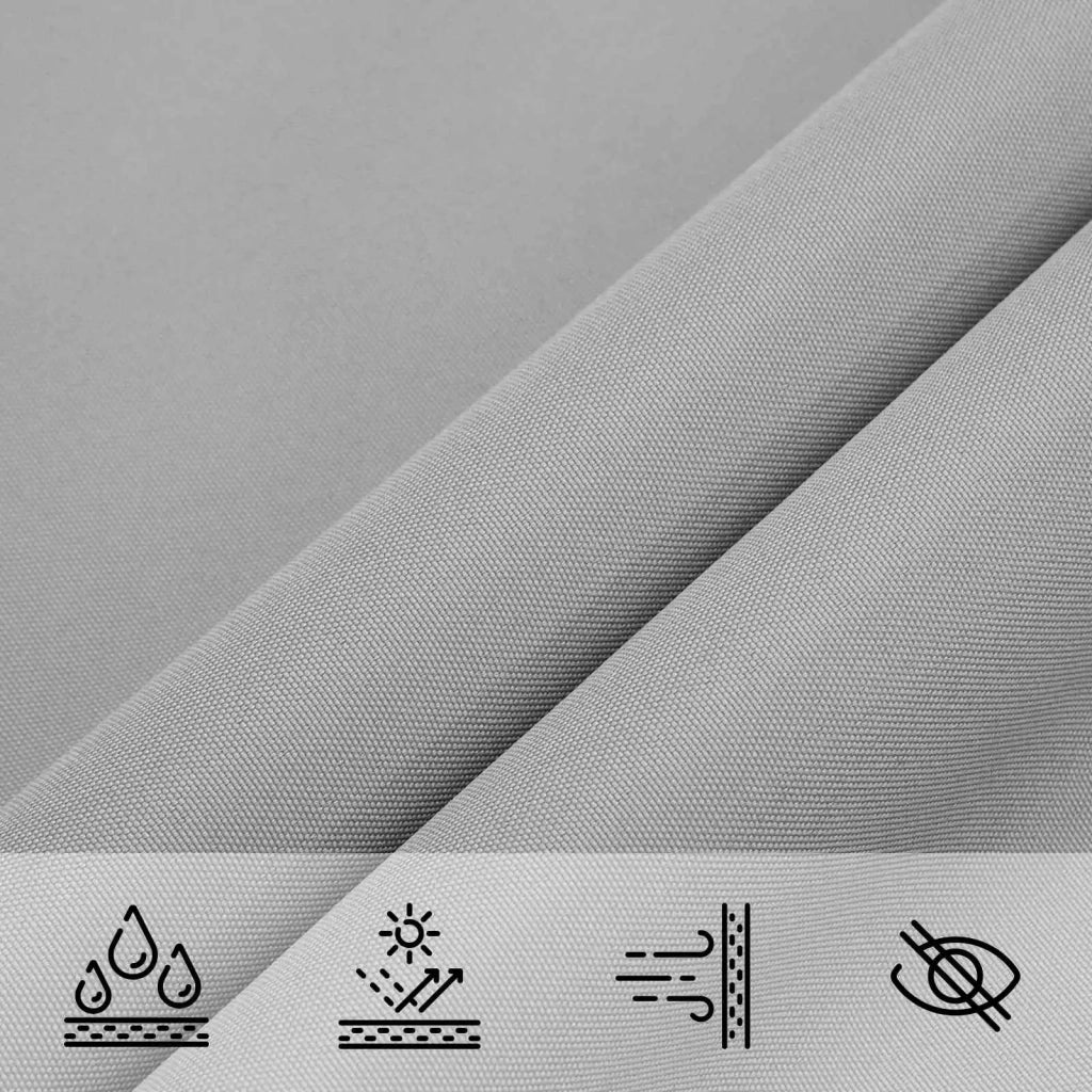 Vela da ombra solare Grigio Chiaro 6 x 2 m 42031000