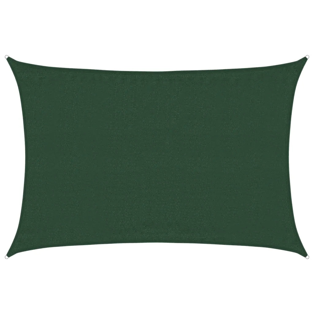 Vela Parasole 160 g/m² Verde Scuro 3,5x4,5 m in HDPE 311461