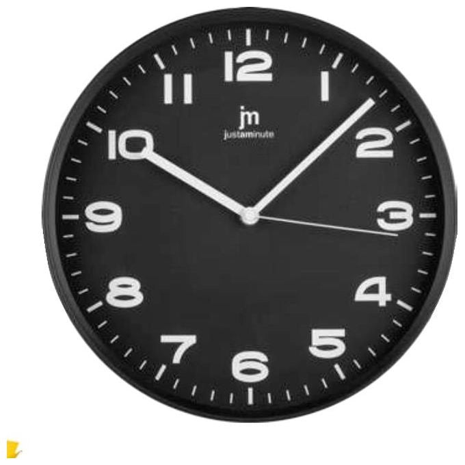 Lowell Justaminute 00875N wall/table clock Parete Quartz clock Cerchio Nero