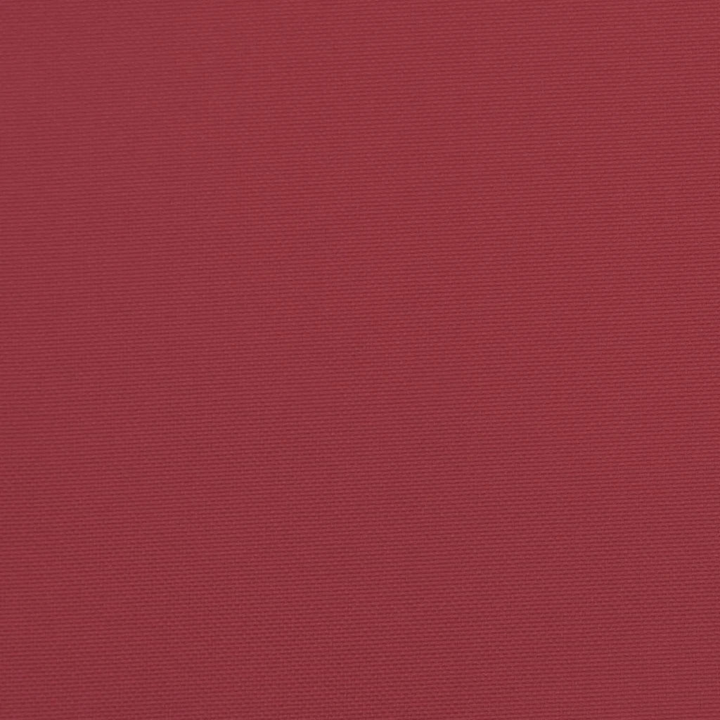 Cuscini per Pallet 2 pz Rosso Vino in Tessuto Oxford 361763