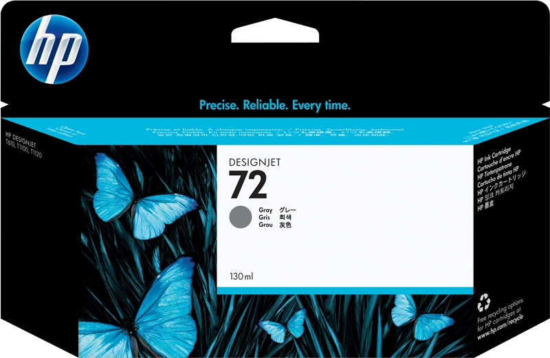 HP Cartuccia inchiostro grigio 72 da 130 ml