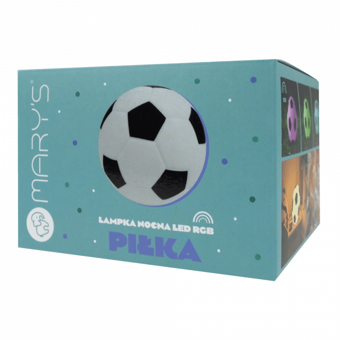 Lampada notte bimbi wireless RGBW palla LED 0,5W Mary's