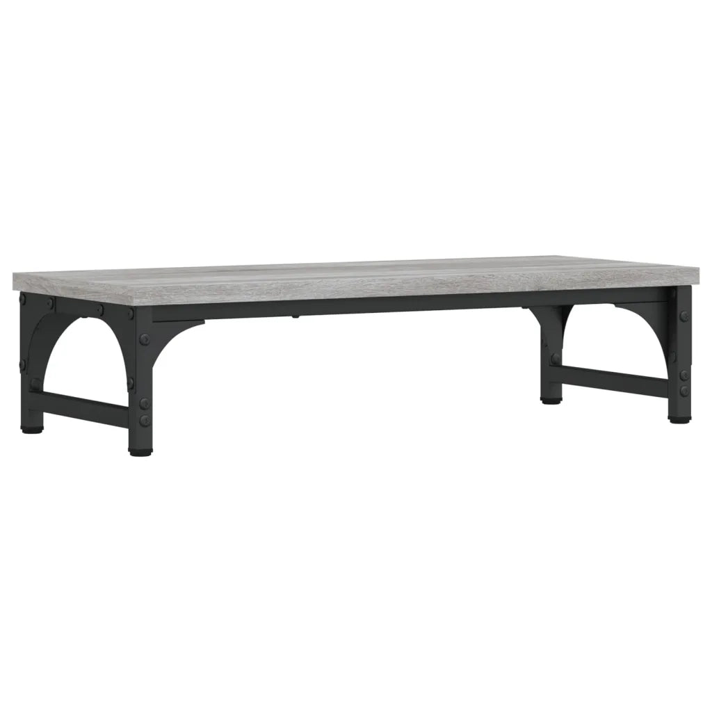 Supporto per Monitor Grigio Sonoma 55x23x14cm Legno Multistrato 834003