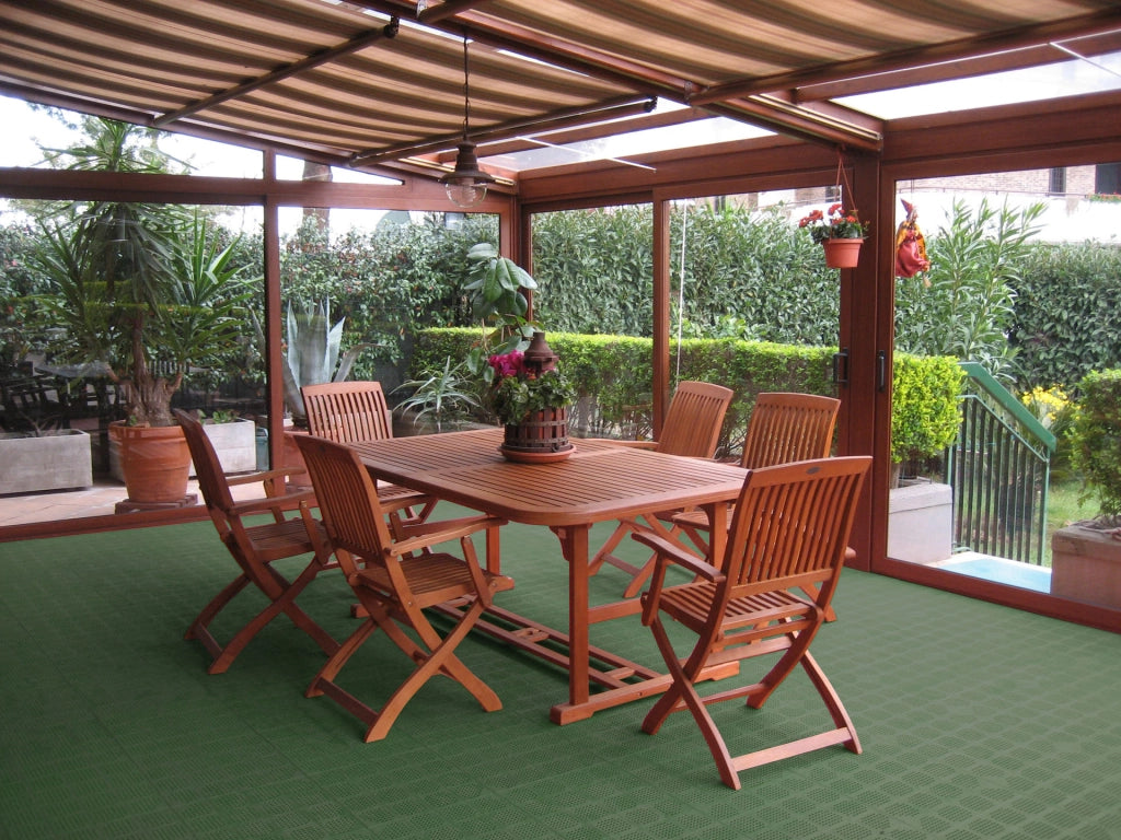 PIASTRELLA PER GIARDINO DRENANTE 'COMBI' cm 40 x 40 x H 4  - ARTPLAST