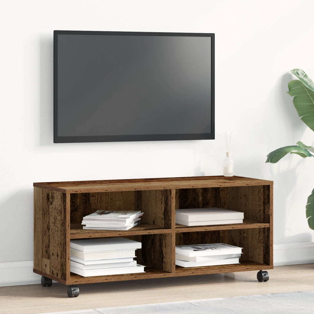 Mobile TV  in Legno Massello 90x35x35 cm