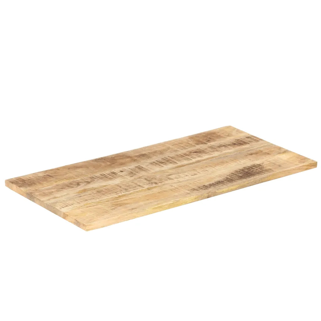 Piano Tavolo in Legno Massello di Mango 25-27 mm 100x60 cm cod mxl 55532