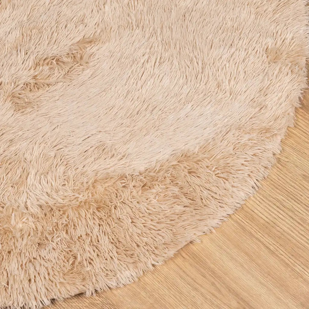 Tappeto Shaggy a Pelo Lungo NAVARRA Beige 300x200 cm poliestere