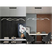 Trade Shop - Lampadario Led Moderno Lampada Twist A Sospensione 25 Watt Luce 6500k 4000k A43 -