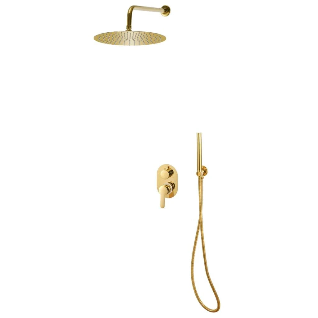 Set completo per sistema doccia con soffione doccia in acciaio inox dorato 02_0003107