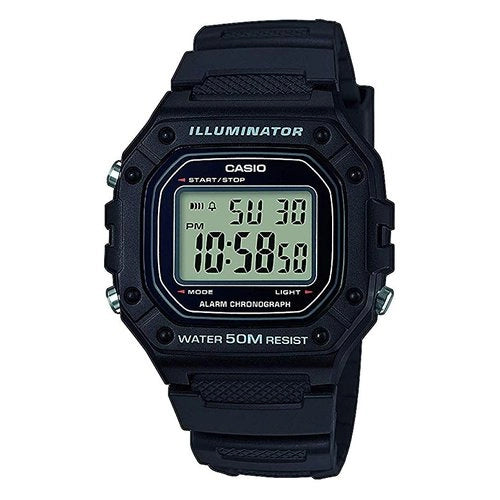 Orologio casio w 218h 1avef collection black