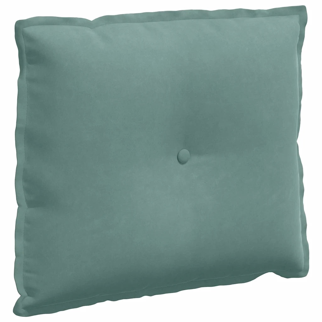 Cuscino per Schiena | Cuscino dorsale Verde Mare 60 x 50 cm Tessuto in Cords