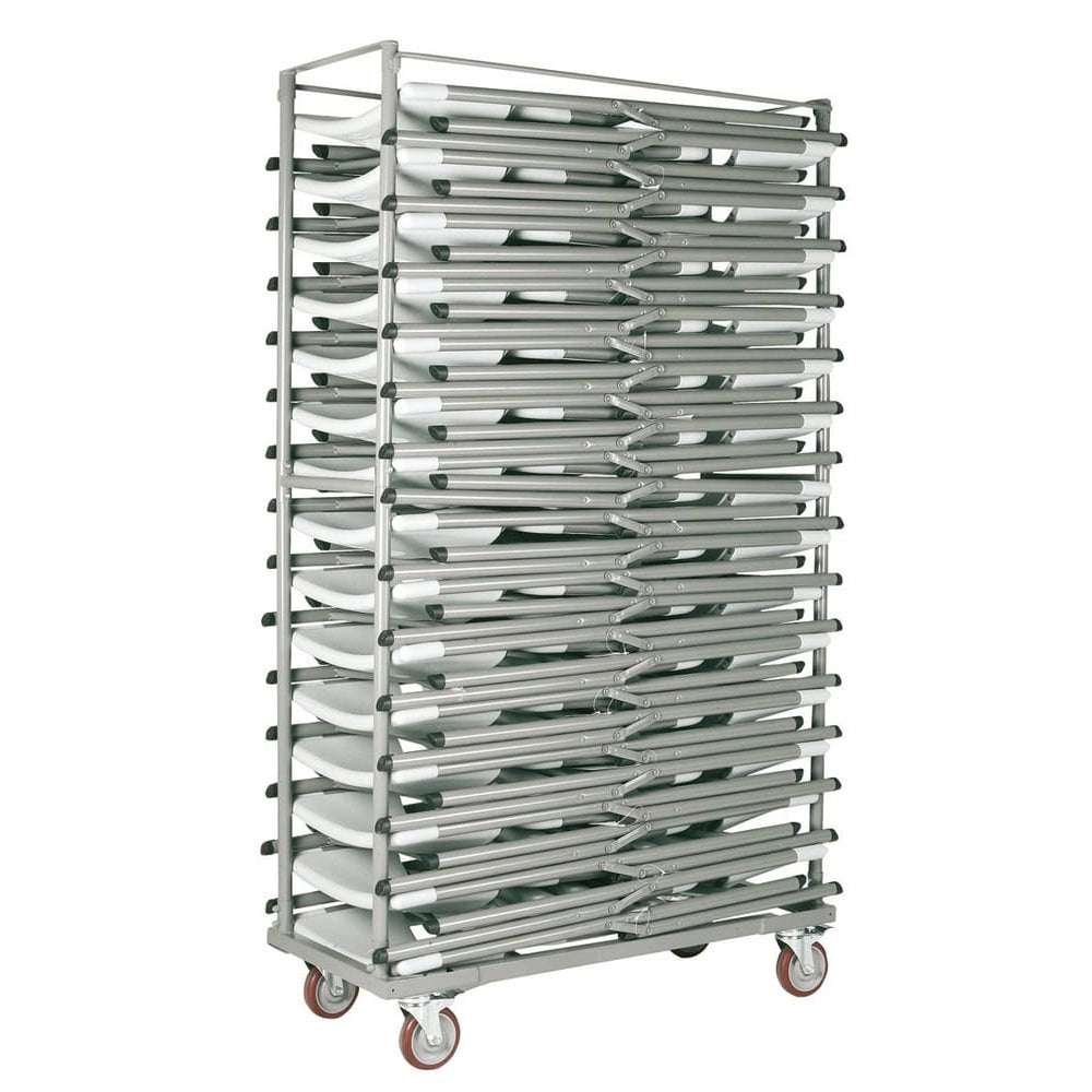 Sedia catering Pieghevole in Acciaio Plastica cm 57x46x85 - GAVIN