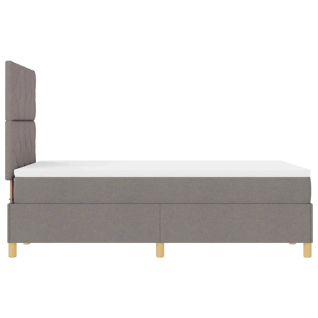 Letto a molle con materasso Talpa 120 x 190 cm Tessuto 3339683
