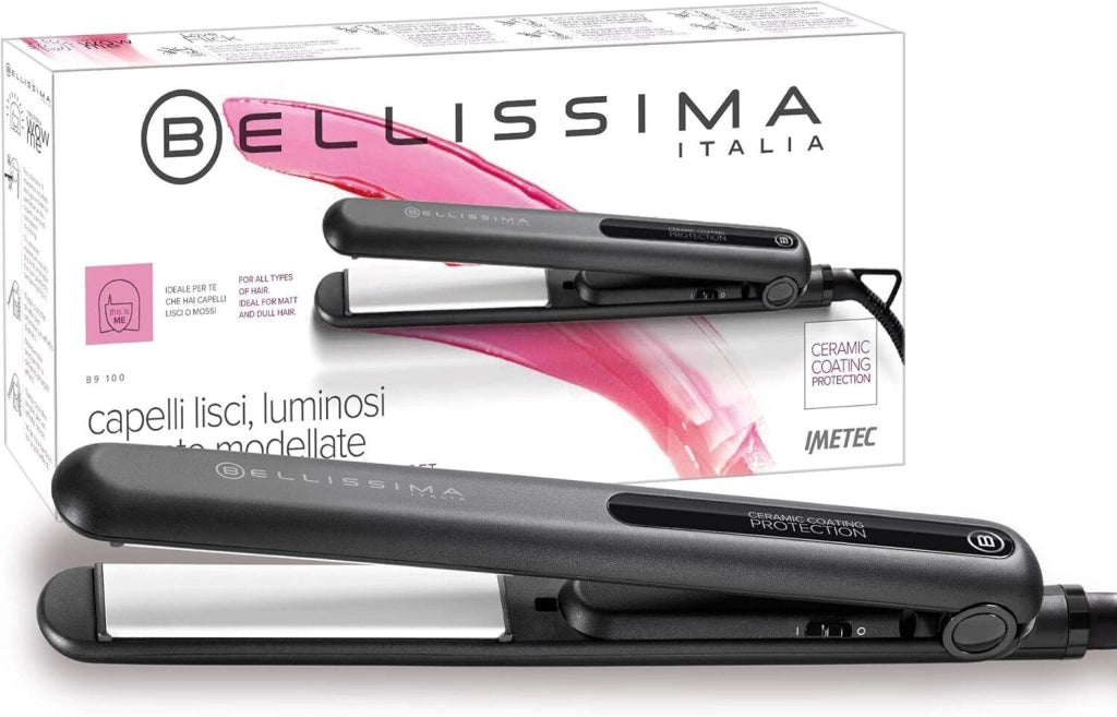 Imetec SALON EXPERT E16 100 Piastra per capelli Caldo Nero 45 W 1,8 m