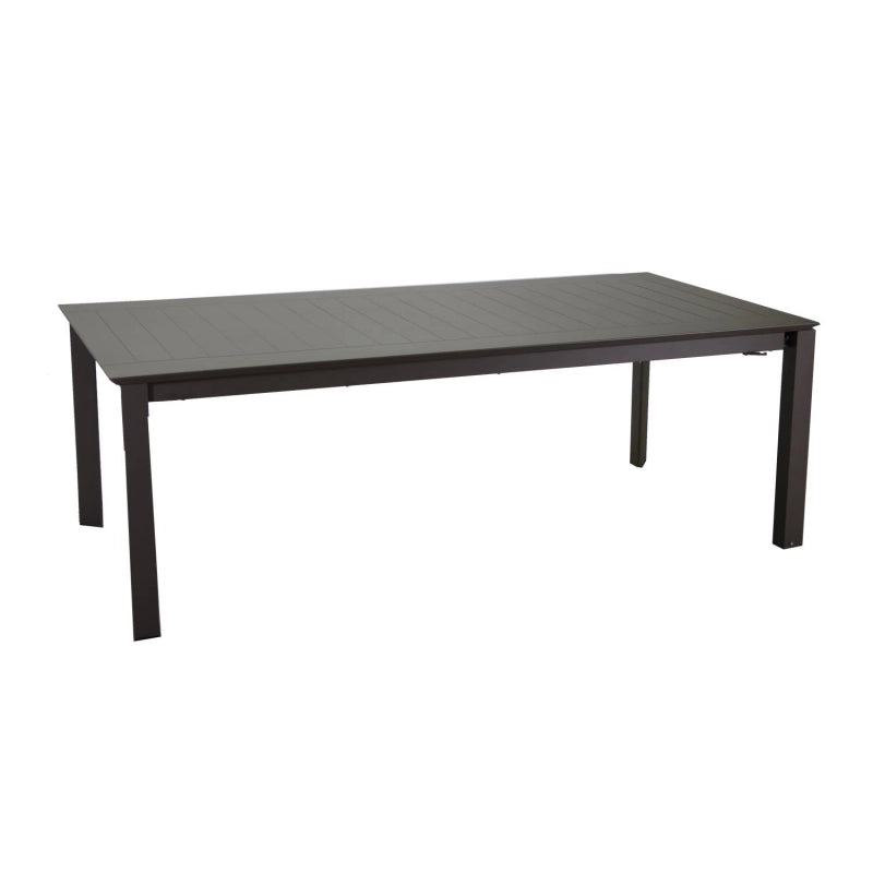 Tavolo alluminio El Paso allungabile marrone rettangolare cm 220/330x110h76