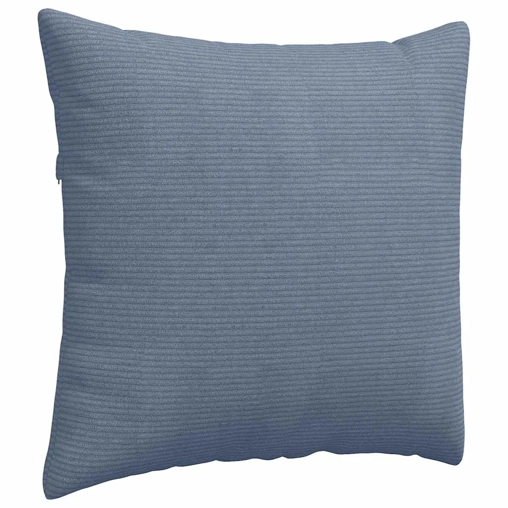 Cuscini da Divano 2 pz | Cuscini per sedie Blu 50 x 50 cm Tessuto in Cords