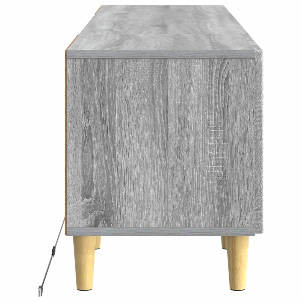 Mobile TV LED Sonoma grigio Legno ingegnerizzato 897131