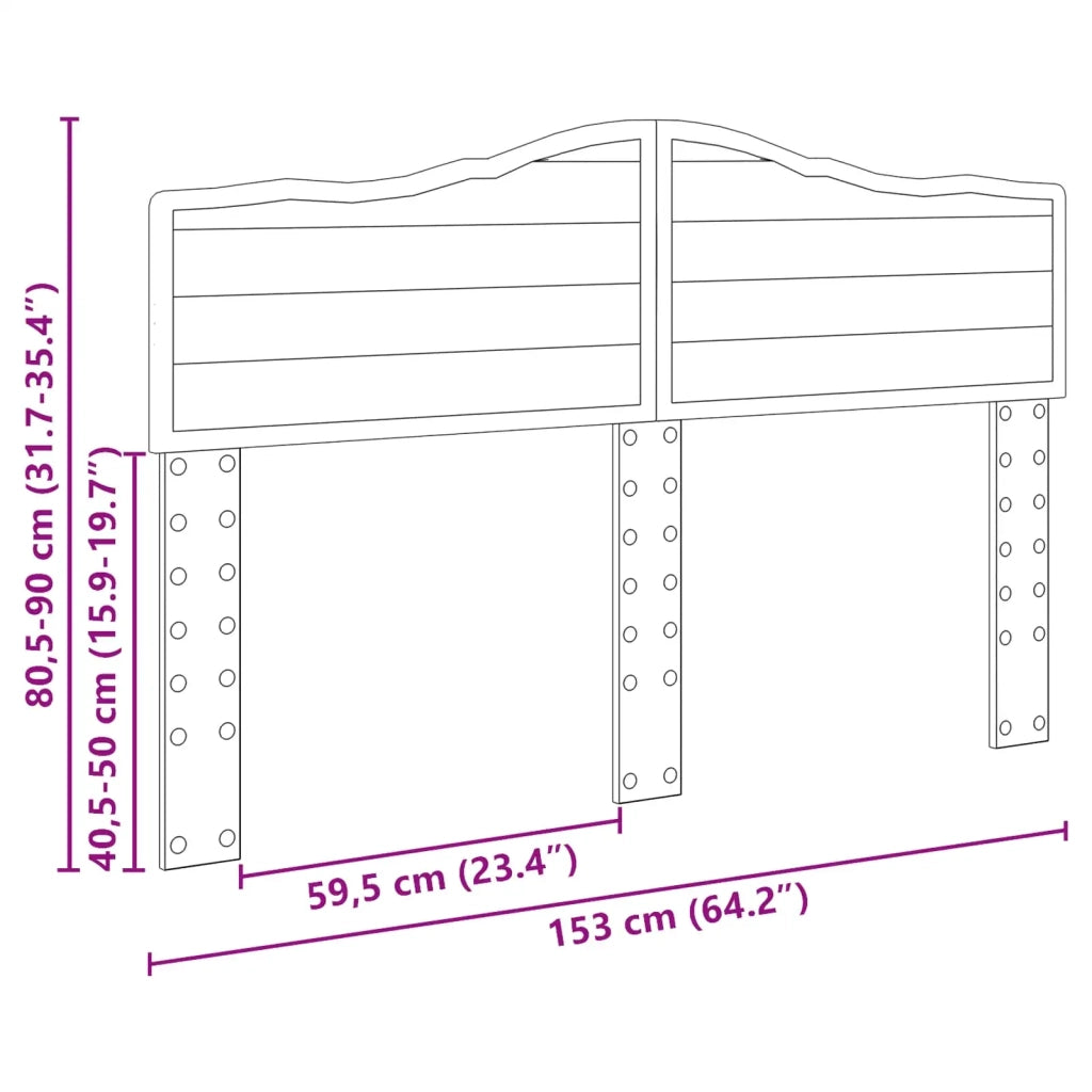 Testiera | Testata Bianco Lucido Legno multistrato