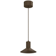 Lampada sospesa Nox 1xGU10 marrone 20 cm Luminex