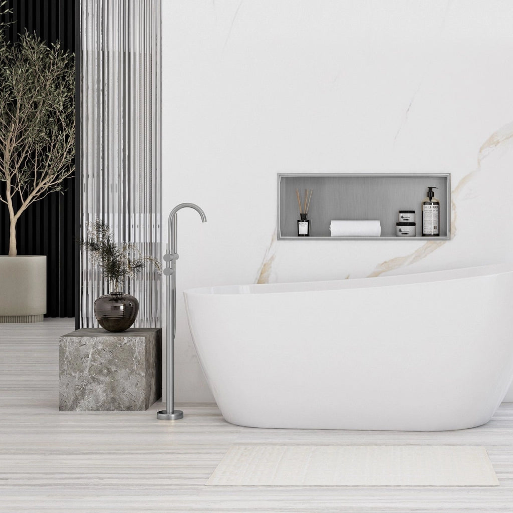 Mensola Bagno 30x60 Steel Brush