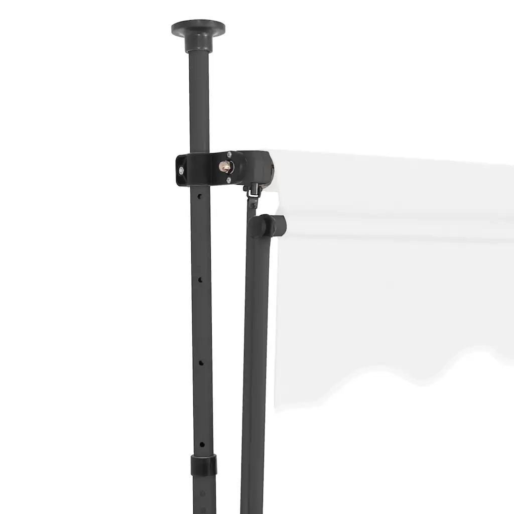 Tenda da Sole Retrattile Manuale con LED 100 cm Crema 145869