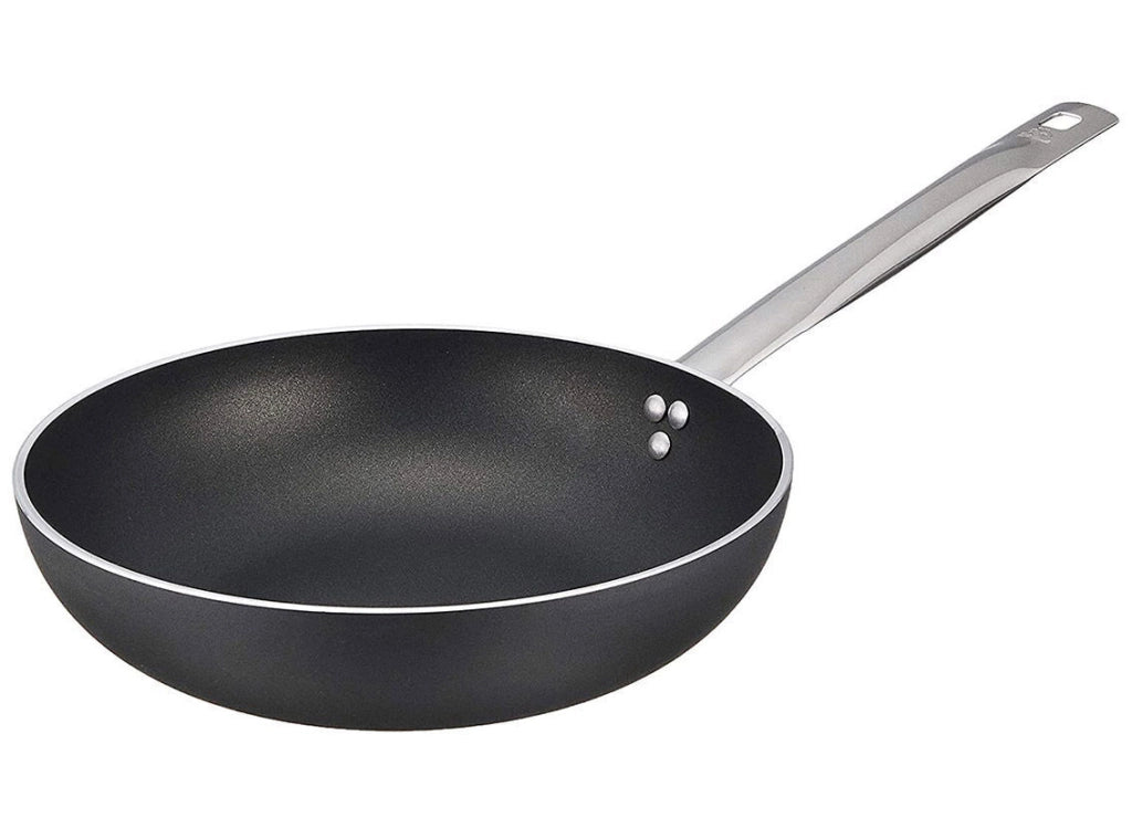 Ballarini 6002.36 Serie 6000 Padella Svasata Alta 36 cm in Alluminio con Rivestimento KeraStone Profi Superior Adatta a Tutti i Piani di Cottura incluso Induzione colore Nero