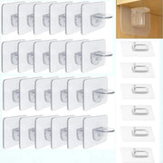 Supporti per pannelli autoadesivi in plastica trasparente - supporti per pannelli - aste - armadi - armadi per cucina - librerie - armadi per bagno - 30 pezzi