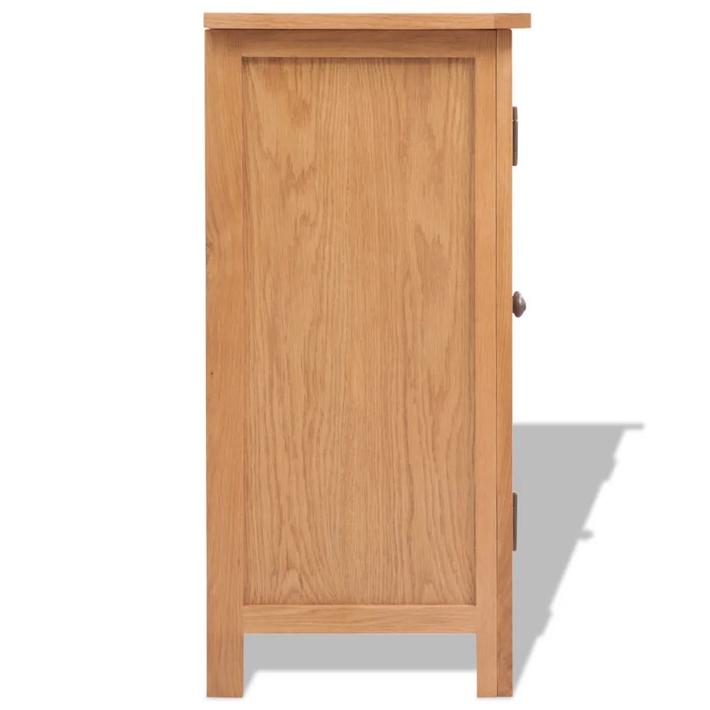 Credenza 70x35x75 cm in Legno Massello di Rovere 243933