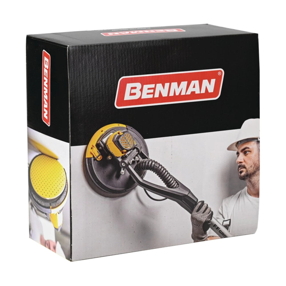 Benman grana 80 disco abrasivo per levigatrice per muri da 225mm con velcro