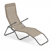 Marvin Lettino Basculante da Giardino Swing Sdraio Oscillante in Acciaio Telo Textilene Traspirante Relax Ergonomico per