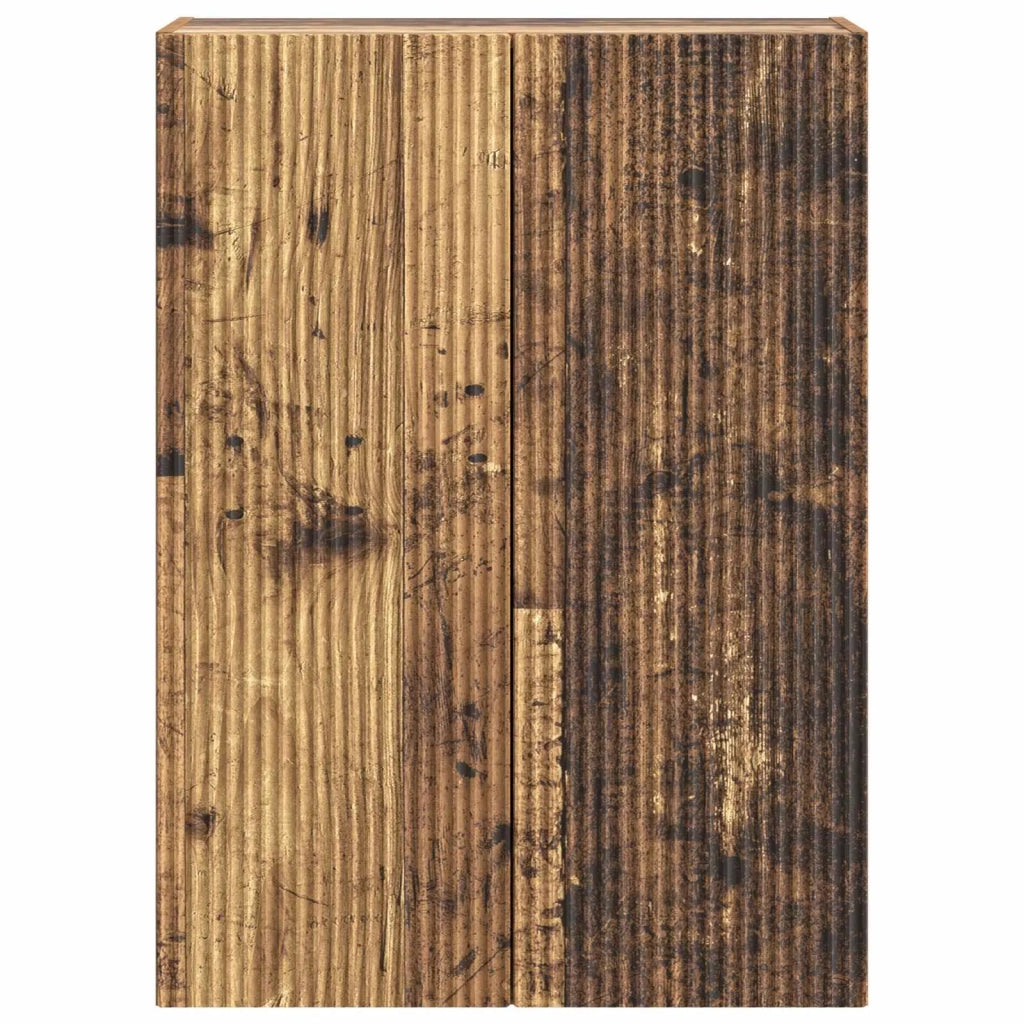 Mobiletto a muro Legno antico 66 x 34,5 x 90 cm 898403