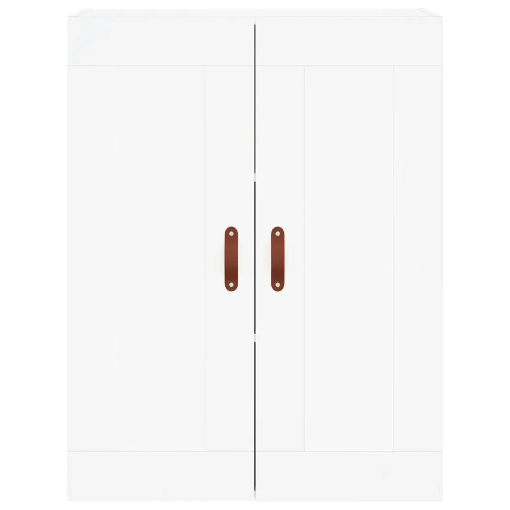 vidaXL Credenza Bianca 69,5x34x180 cm in Legno Multistrato