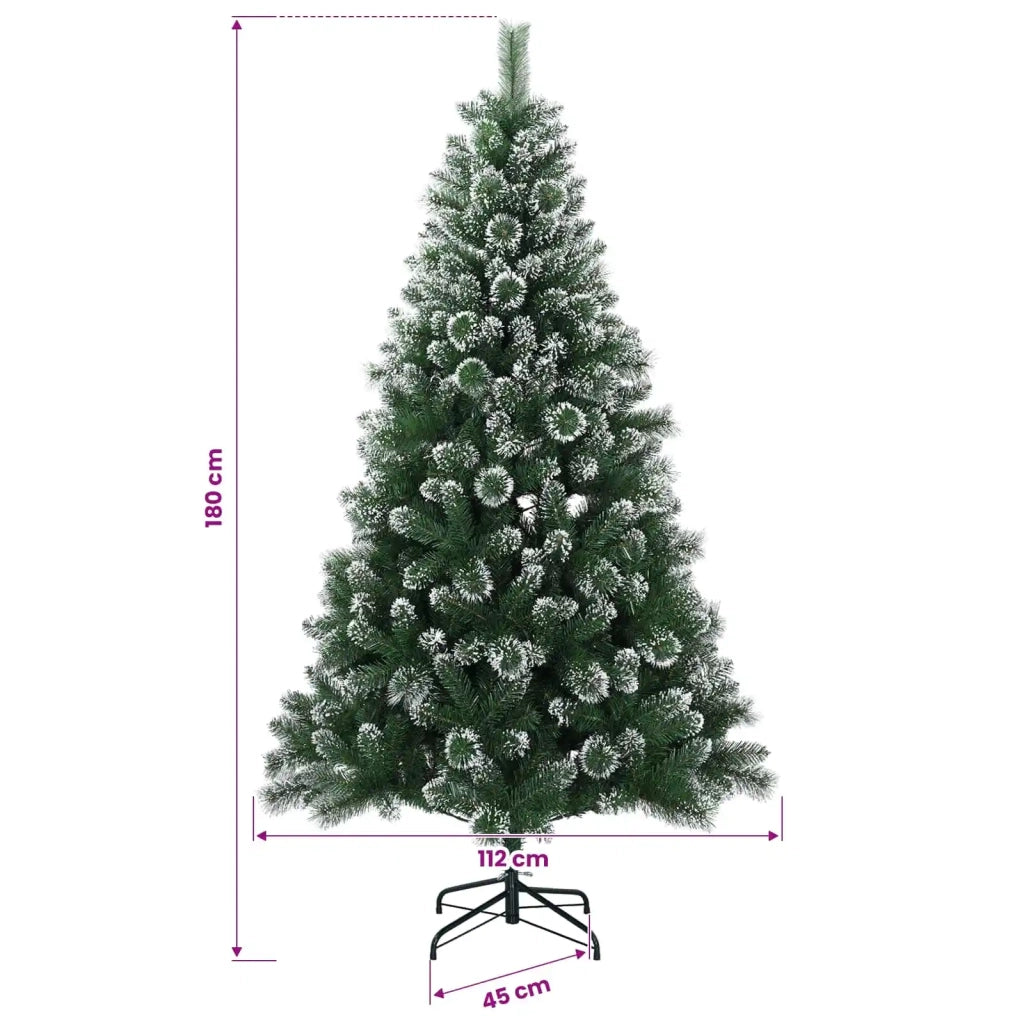 Albero di Natale artificiale 180 cm PVC e Metallo Verde 42056458